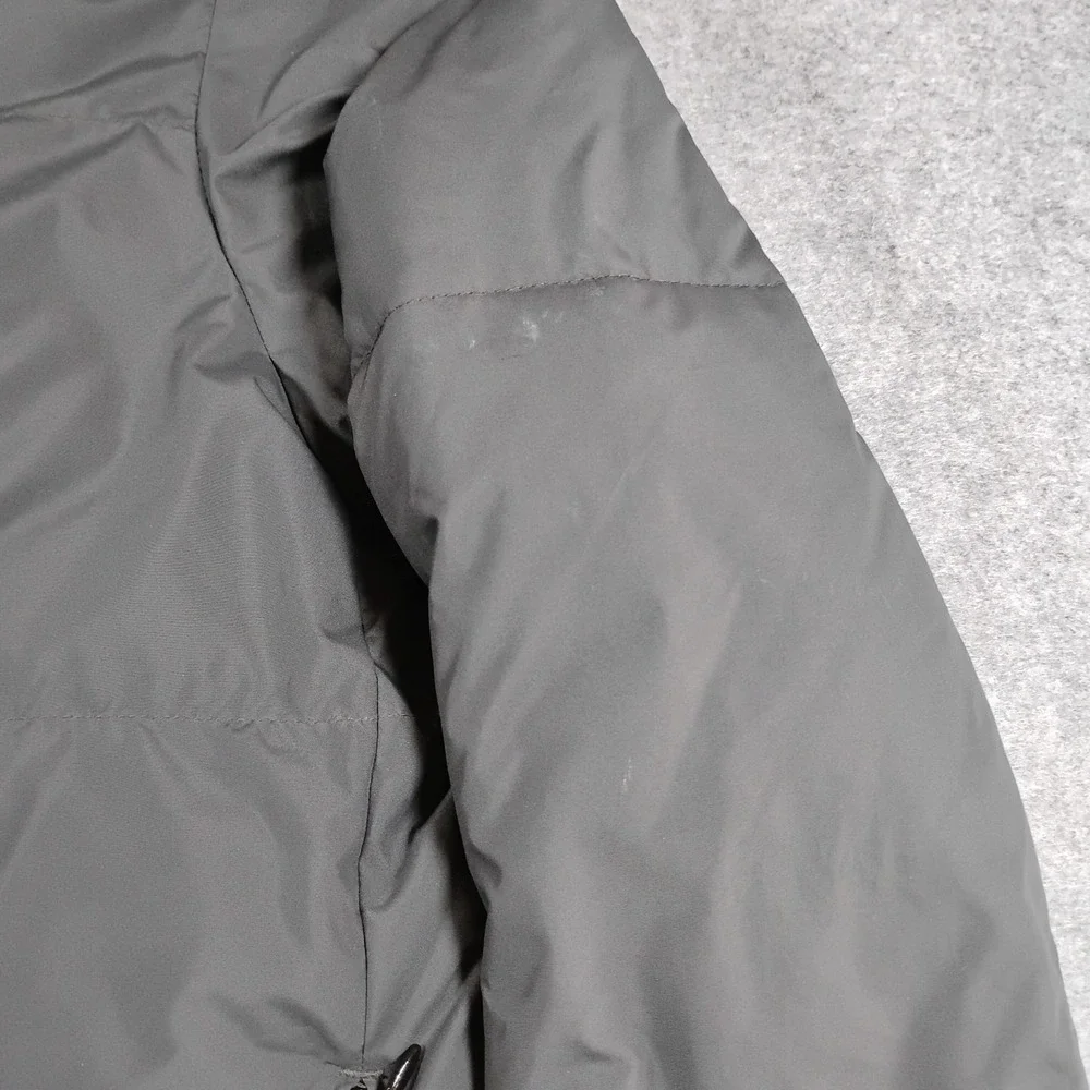 Everlane San Francisco Primaloft Puffy Bomber Renew Jacket Women XS Grey Quilted